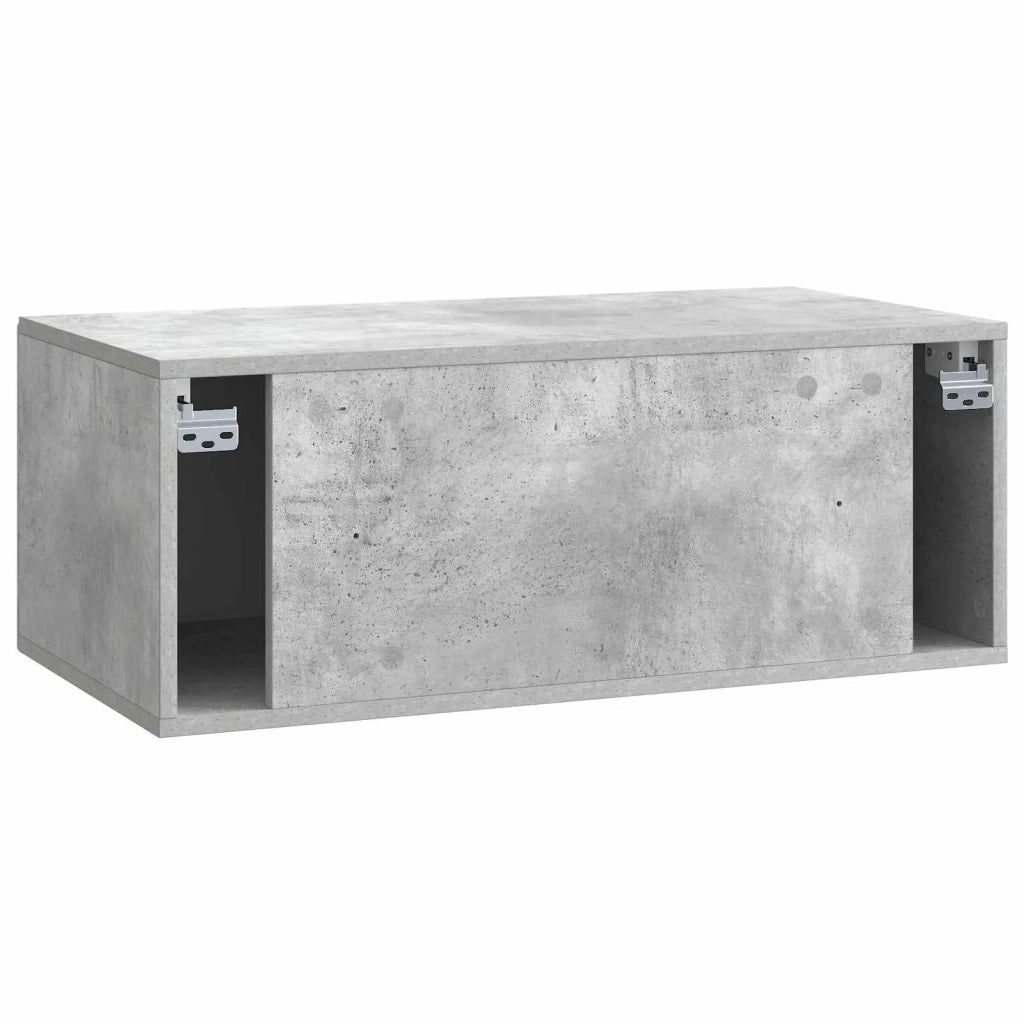 Mobile Porta TV da Muro Grigio Cemento 78,5 x 41 x 30 cm 899028