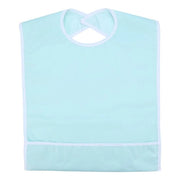 Bib per adulti - Protezione dalle macchie - Impermeabile - Gilet da pranzo - Idoneo per anziani e persone con disabilità - Verde chiaro - Lavabile PVC - Ideale per