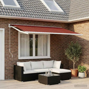 Telo di ricambio per tenda da sole arancione e marrone 3444242