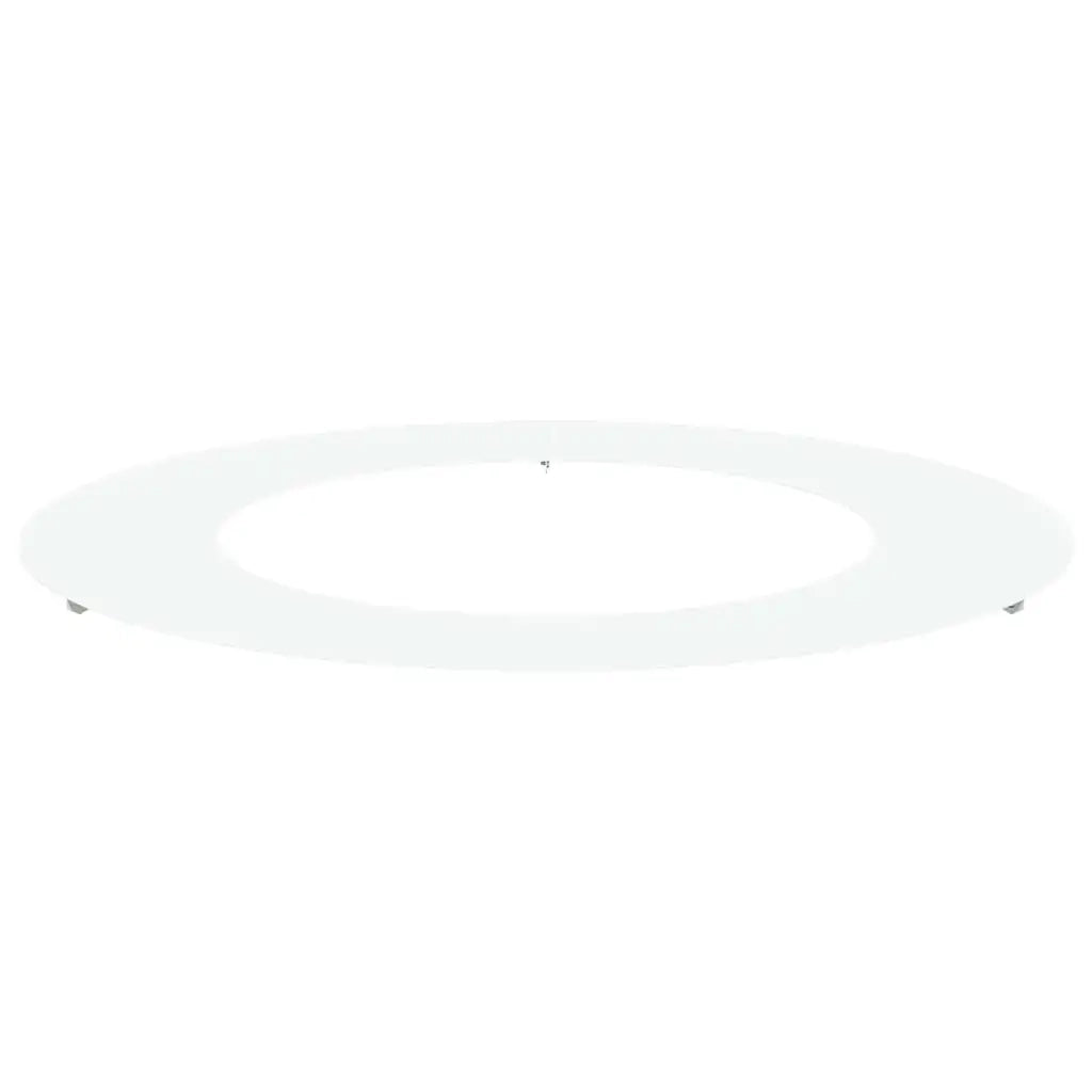 adatto per Anello d'Albero Piatto Bianco ?50 / 80 cm Acciaio CFW2965975