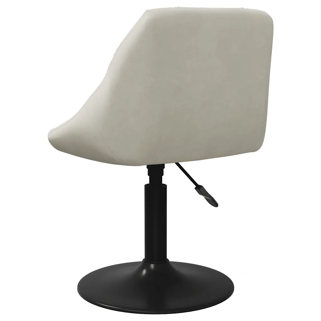 Sgabello da Bar Crema in Velluto 335315