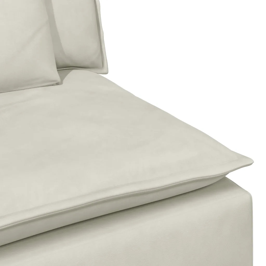 Modulo Terminale Bracciolo Divano Modulare con Cuscini-Sofa Modulare-Divanetto 100 cm 515238