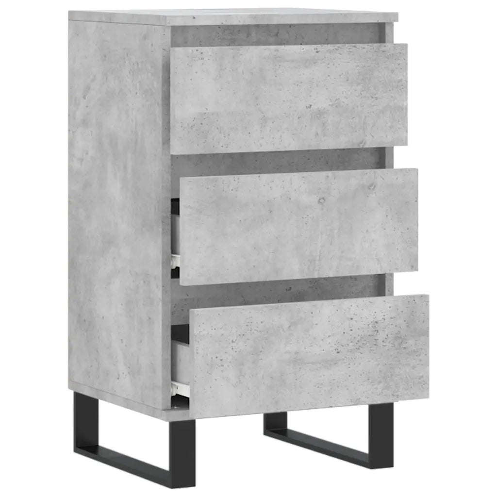 Credenza | Madia | Buffet da pranzo | Armadio da pranzo Grigio Cemento 40x35x70 cm in Legno Multistrato