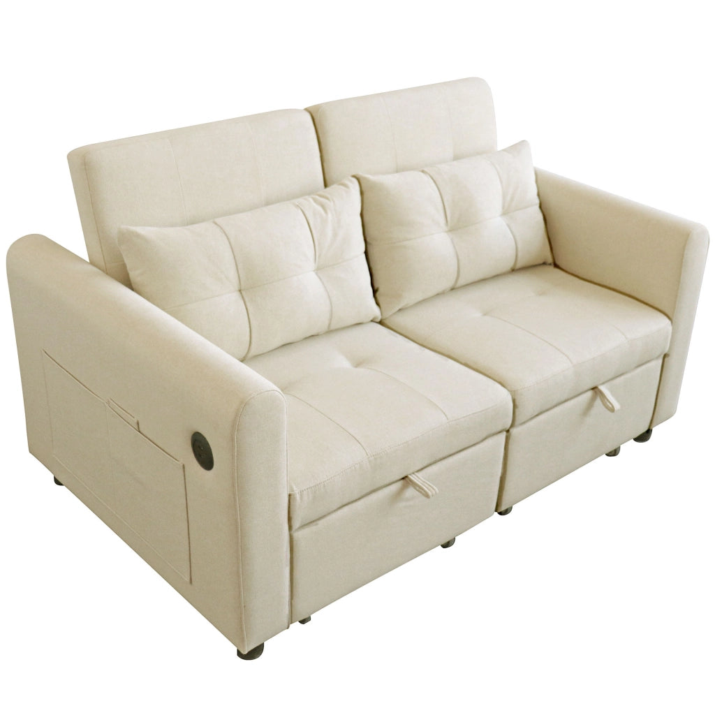 Divano letto moderno - Zephmum - 3 in 1 schienale regolabile USB