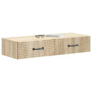 Tavolino da Parete Laterale | Tavolo laterale | Tavolino Rovere Sonoma 87,5 x 34,5 x 17 cm