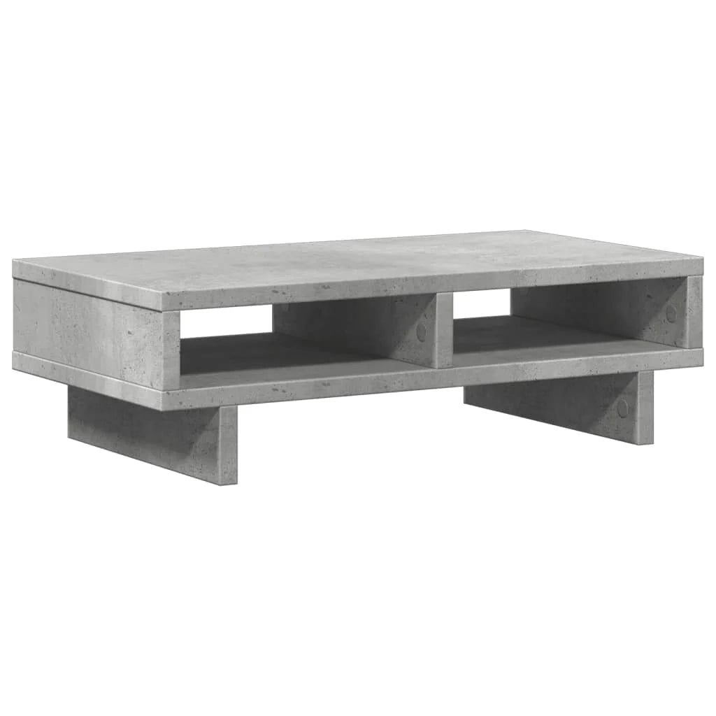 Supporto per monitor mobile da scrivania 50 x 27 x 15 cm legno ingegnerizzato grigio 02_0044880