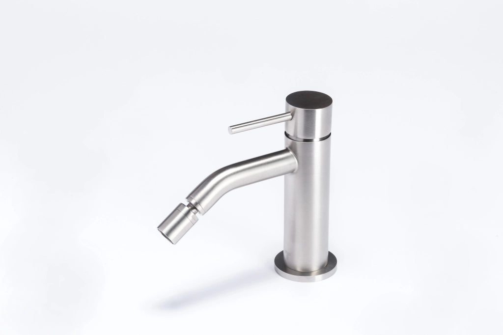 Rubinetto Miscelatore Monocomando per Bidet Satinato Tevere