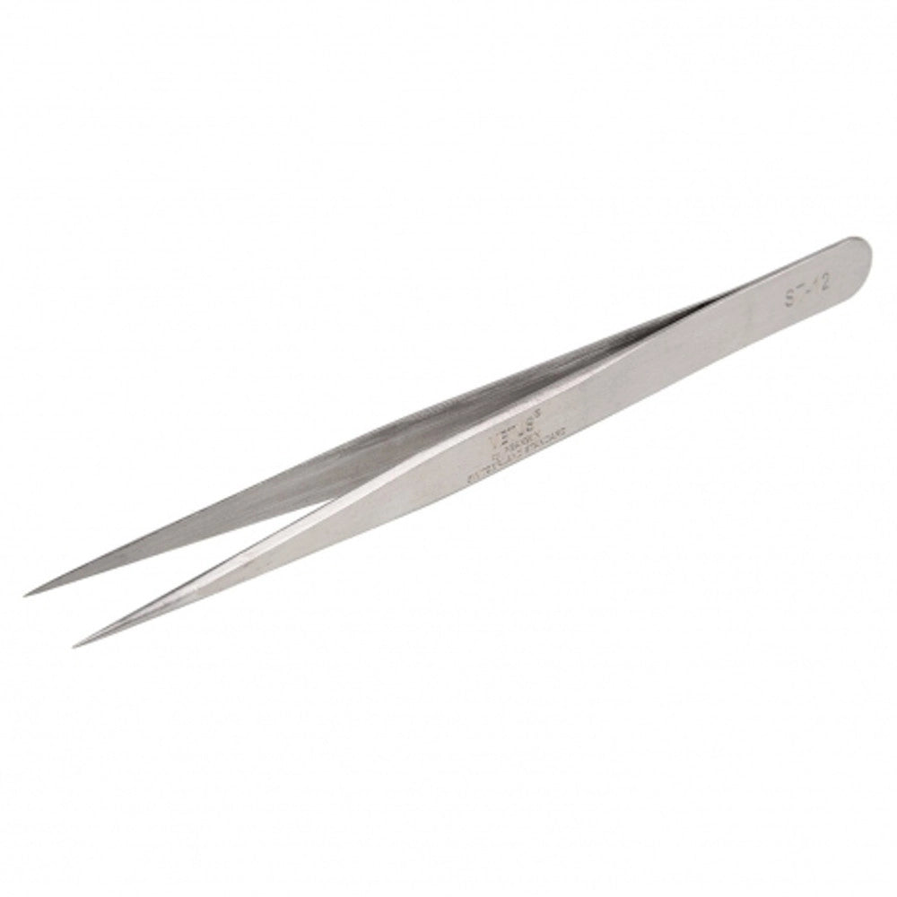 Trade Shop - Pinzetta Punta Fine 135mm Acciaio Inox Sopracciglia Ciglia Pinza Professionale -
