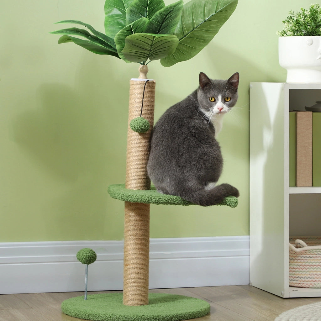 Albero per gatti con tiragraffi, palle e piattaforme ¨C zephmum ¨C 83 cm