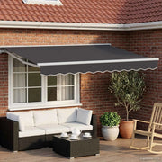 Tenda retrattile manuale Antracite 3 x 2,5 m 3420214