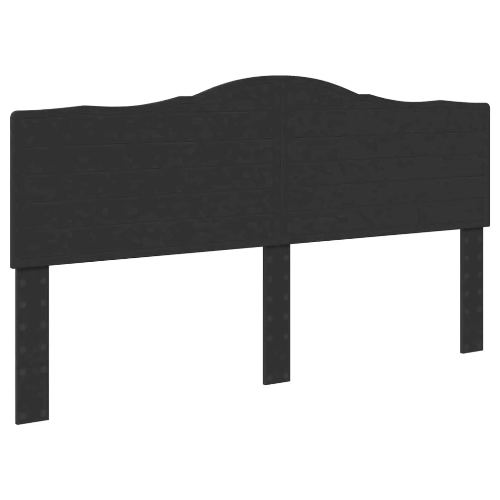 Letto matrimoniale | Letto per adulti | Struttura del letto Nero 200 x 200 cm Legno Ingegnerizzato