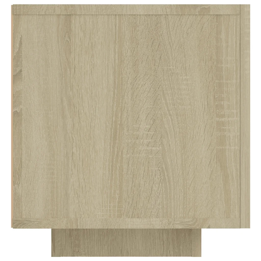 Mobile Porta TV con Luci LED Rovere Sonoma 160x35x40 cm 804430