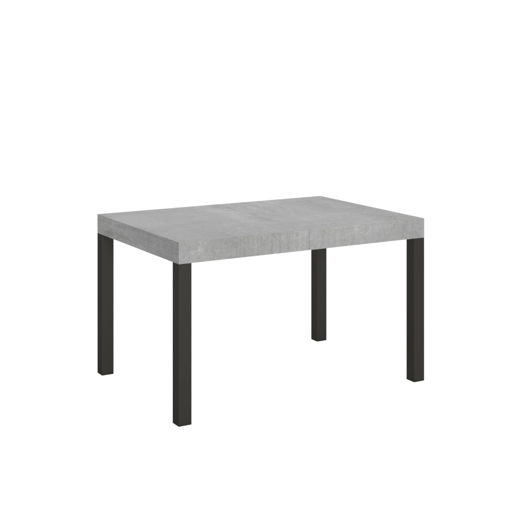 Tavolo allungabile 90x140/244 cm Every Cemento telaio Antracite