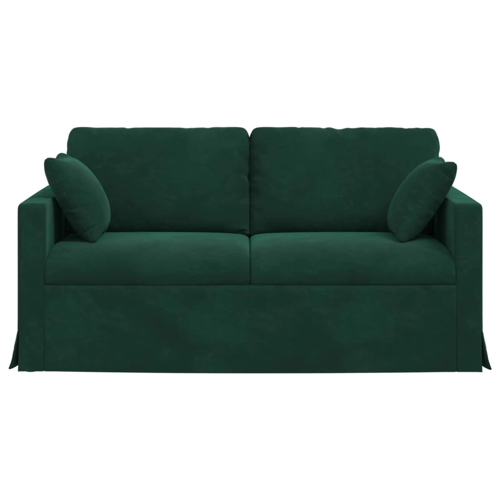 Divano Verde Scuro 158 x 78 x 80 cm Velluto