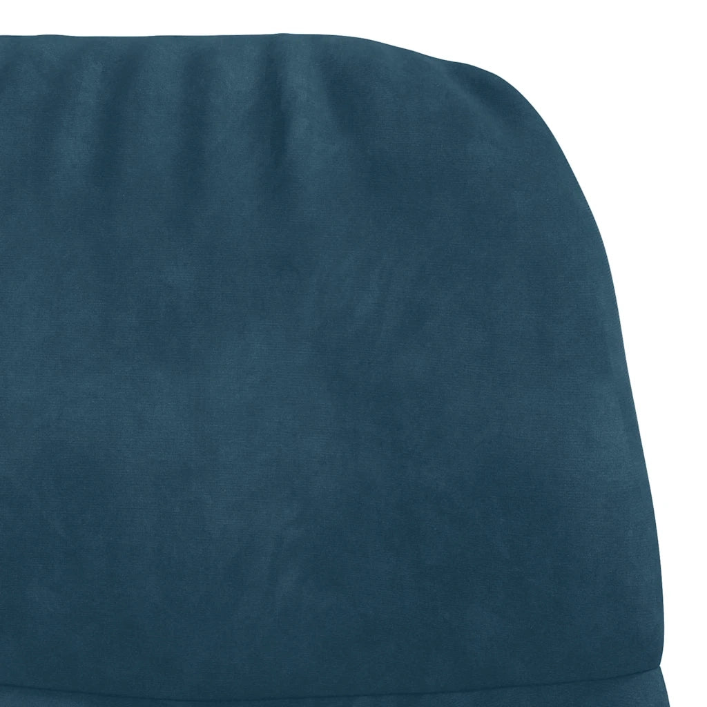 Poltrona Relax Blu in Velluto 4102620