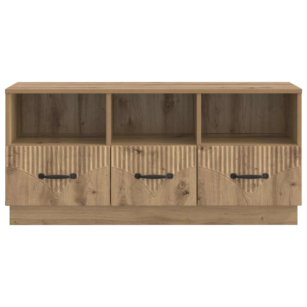 Mobile TV con cassetto Rovere Artigianale 102 x 34,5 x 47 cm 895374