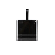 Aqpet Kubic 30 Rear Nero - vasca in vetro extrachiaro cm30×30×30h con filtro posteriore