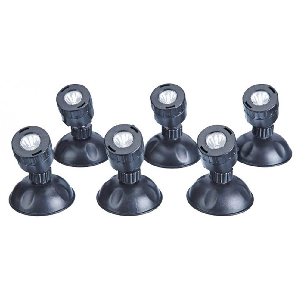 Pontec PondoStar LED Set 6 - kit di faretti LED ad immersione per laghetto