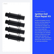 Kit di riparazione per ontsteking - 4x set - compatibile con Opel/Aevo - gomma - MPN: 95514599/55579072/25195107/55577898 - bobina