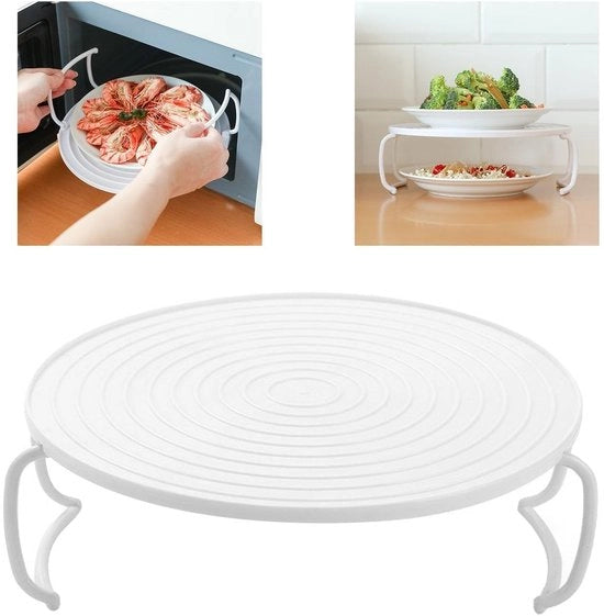 Piatto riscaldante magnetron per cucina - Disegno compatto - Griglia stratificata - Spazio di stoccaggio cucina - Design elegante