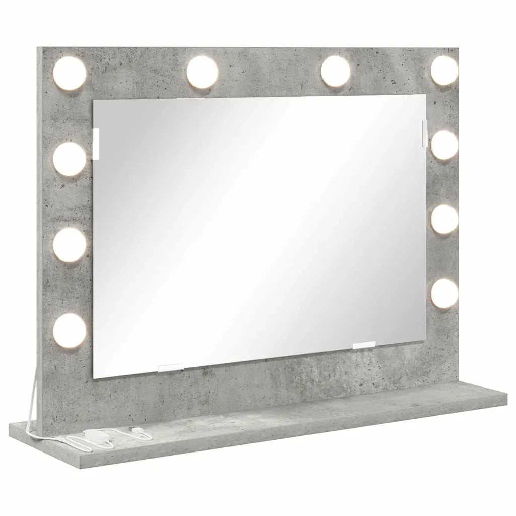 Specchio da Vanit¨¤-Specchio da Trucco Grigio cemento 60 x 45 x 18 cm