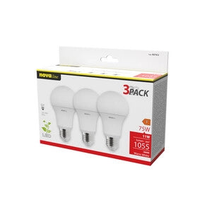 NOVA LAMPADA LED CLASSIC E27 11W 3000K PZ.3- 1,0 pz