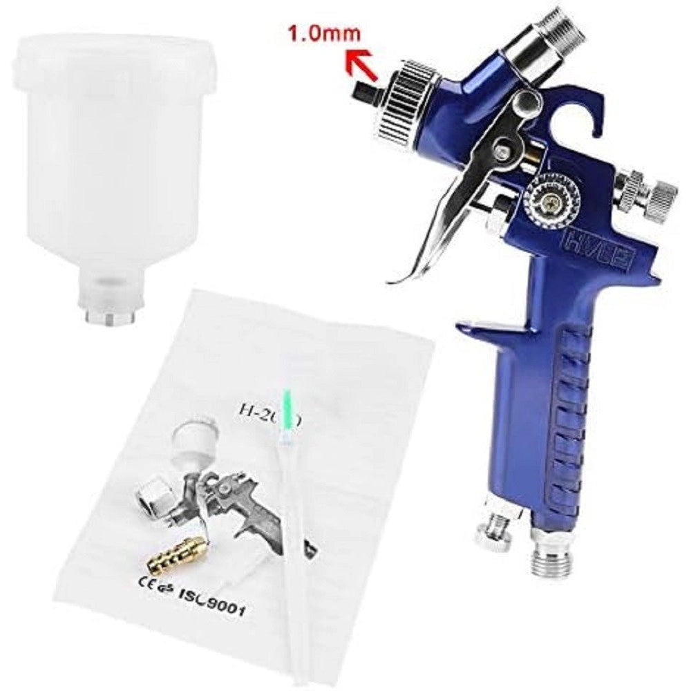 Trade Shop - Pistola Per Verniciare A Spruzzo Professionale Aerografo 125ml Ugello Riparazione Auto -