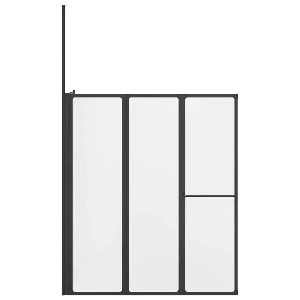 Parete doccia Bianco 120 x 70 x 137 cm Alluminio 42009757