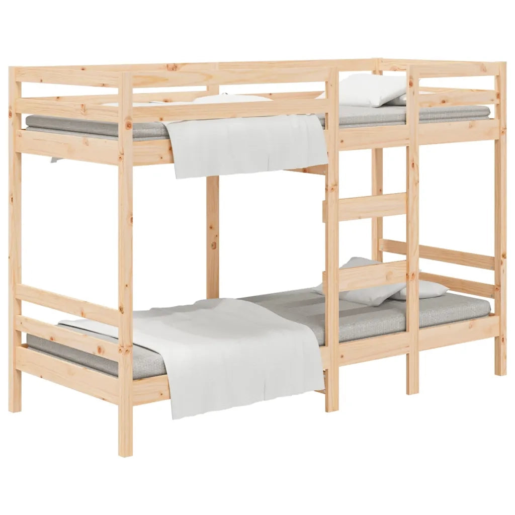 Letto a Castello senza Materasso 90x200cm Massello Pino