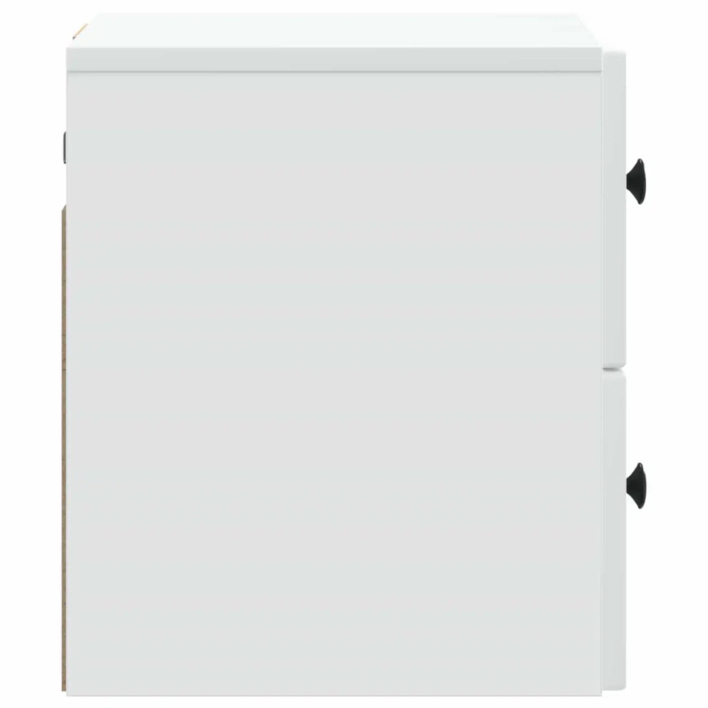 Mobiletto da notte a muro con cassetto Bianco 33 x 34,5 x 40 cm 898125