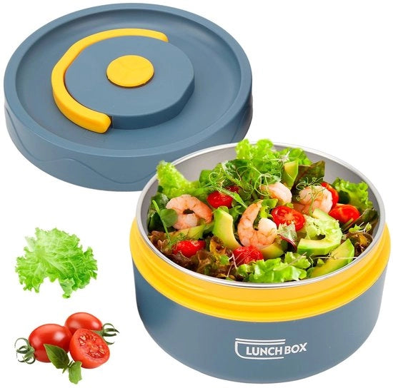 Contenitore per Picnic Isolato - Pentola Termica 420 ml - Acciaio Inossidabile - Resistente al Microonde - Portatile - Stiviale - Sicuro per Alimenti - Flacone Termico