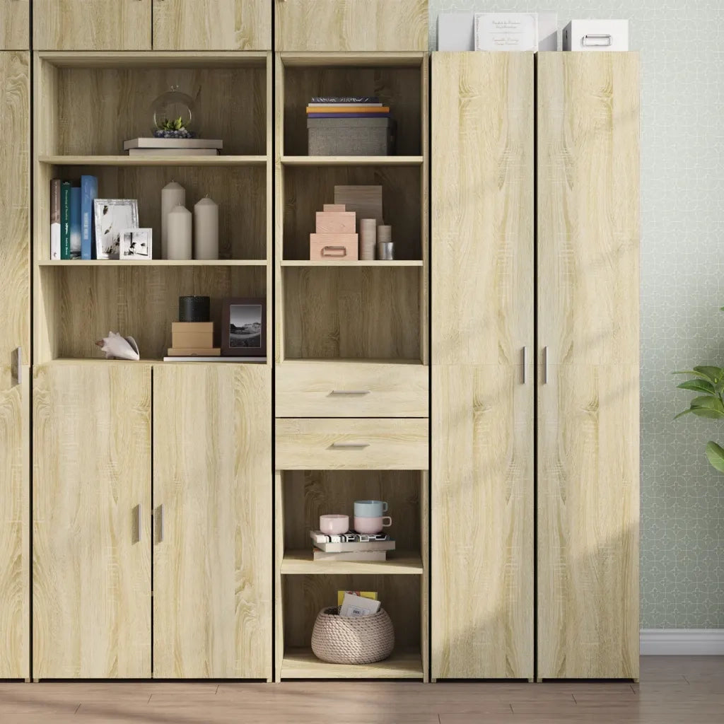 Credenza Rovere Sonoma 45x42,5x185 cm in Legno Multistrato 3281450