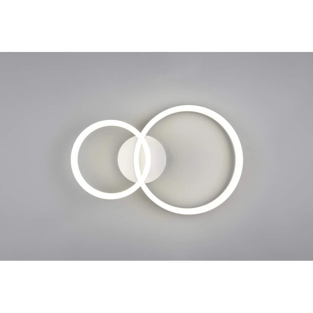 Scope Plafoniera LED Doppio Cerchio GD Trio