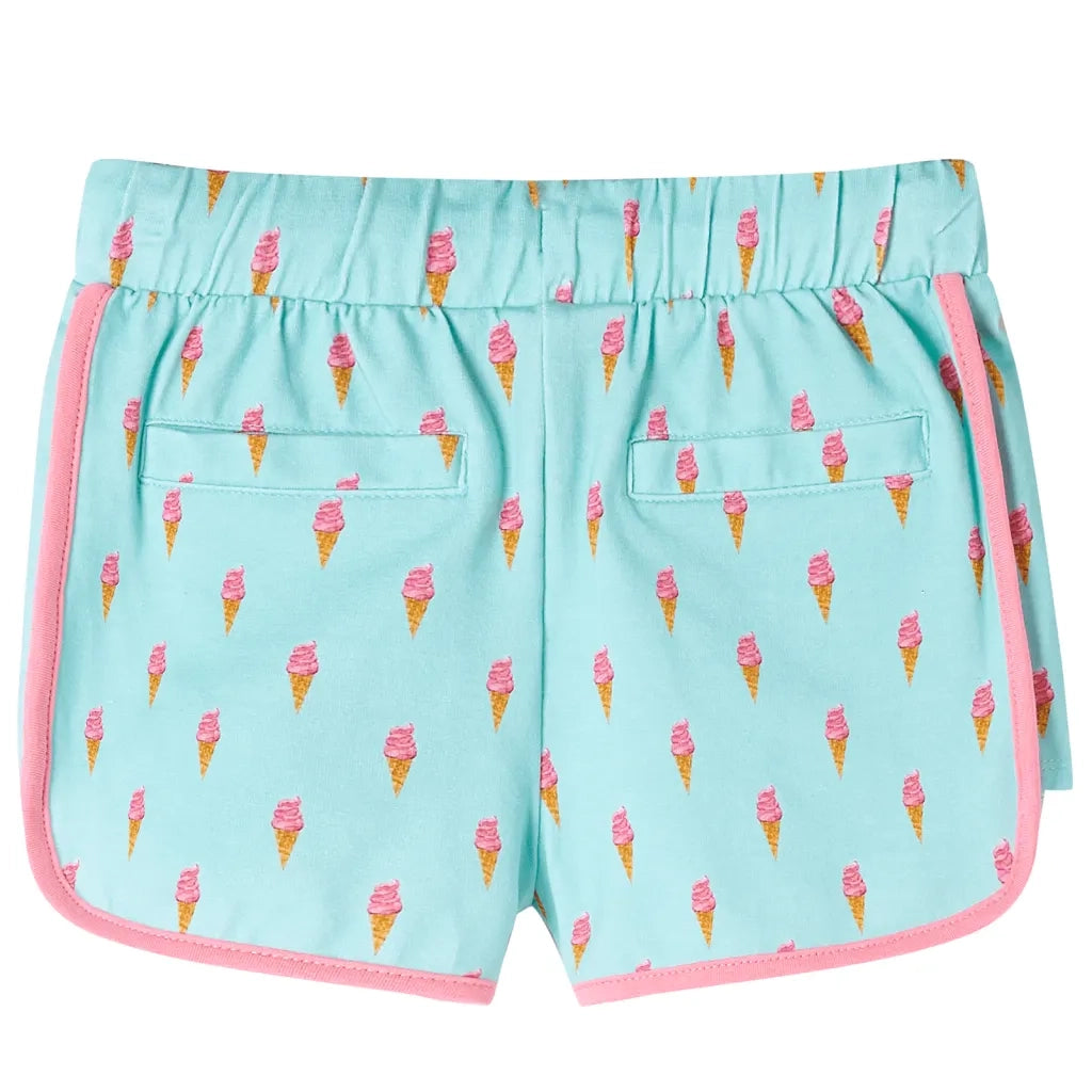 Pantaloncini per Bambini con Coulisse Menta Chiaro 140 11408