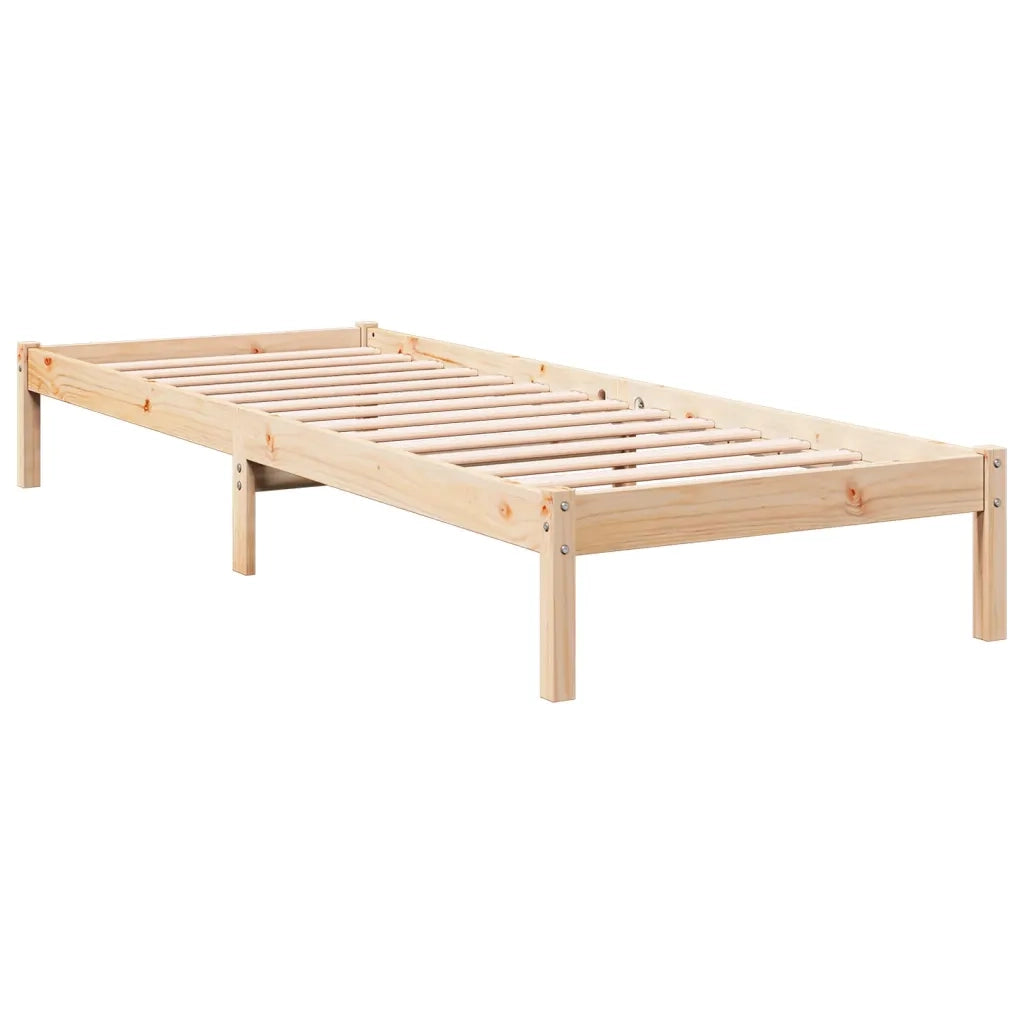 Letto Extra Lungo senza Materasso-Struttura Letto 90x210 cm in Legno di Pino 550138