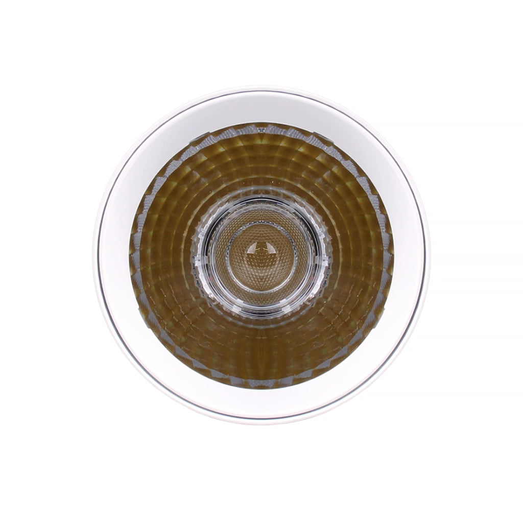 FARETTO LED ORIENTABILE SU BINARIO MONOFASE IN ALLUMINIO BIANCO 30W - TRIPLA TEMPERATURA DI COLORE 3000K-4000K-65000K