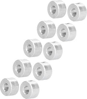 Asbevestigingsring per 10 pezzi - Lega di alluminio 6 mm - Viti a stella resistenti al trascinamento - Alta resistenza - Bevanda stabile - Adatto per apparecchiature tecniche