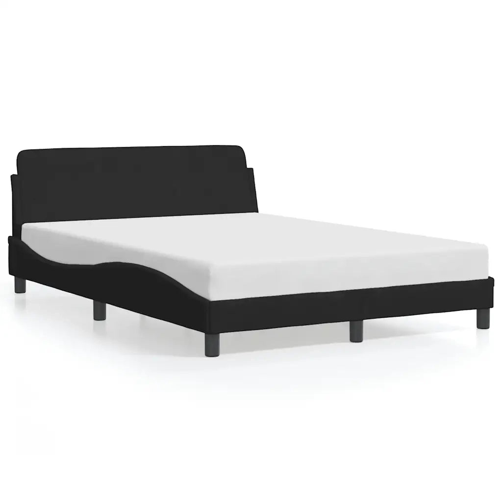 Struttura letto Dover Nera 135x190 cm in Velluto 373330