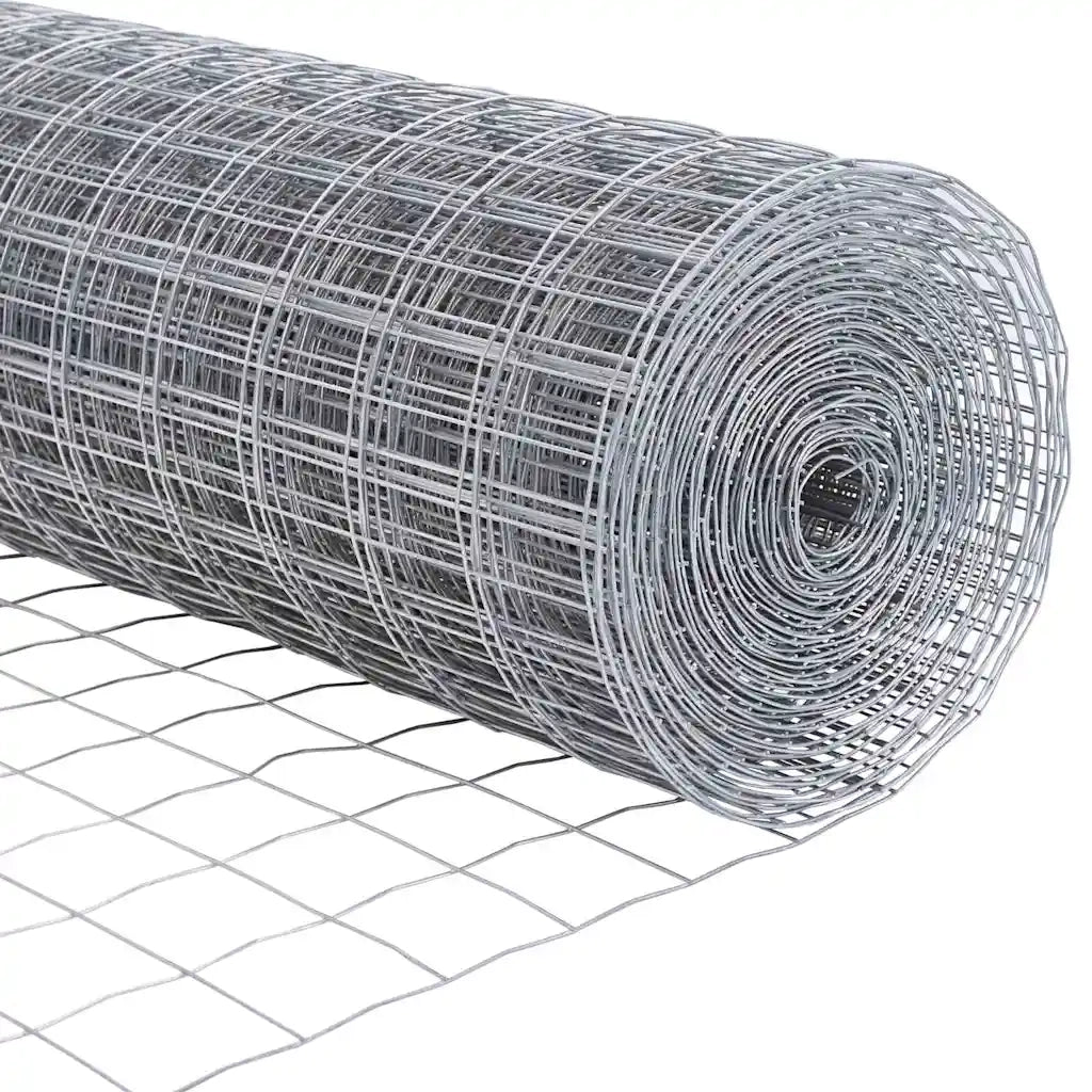Recinzione con Posto Argento 0,6 x 50 m Acciaio e PVC 3350535