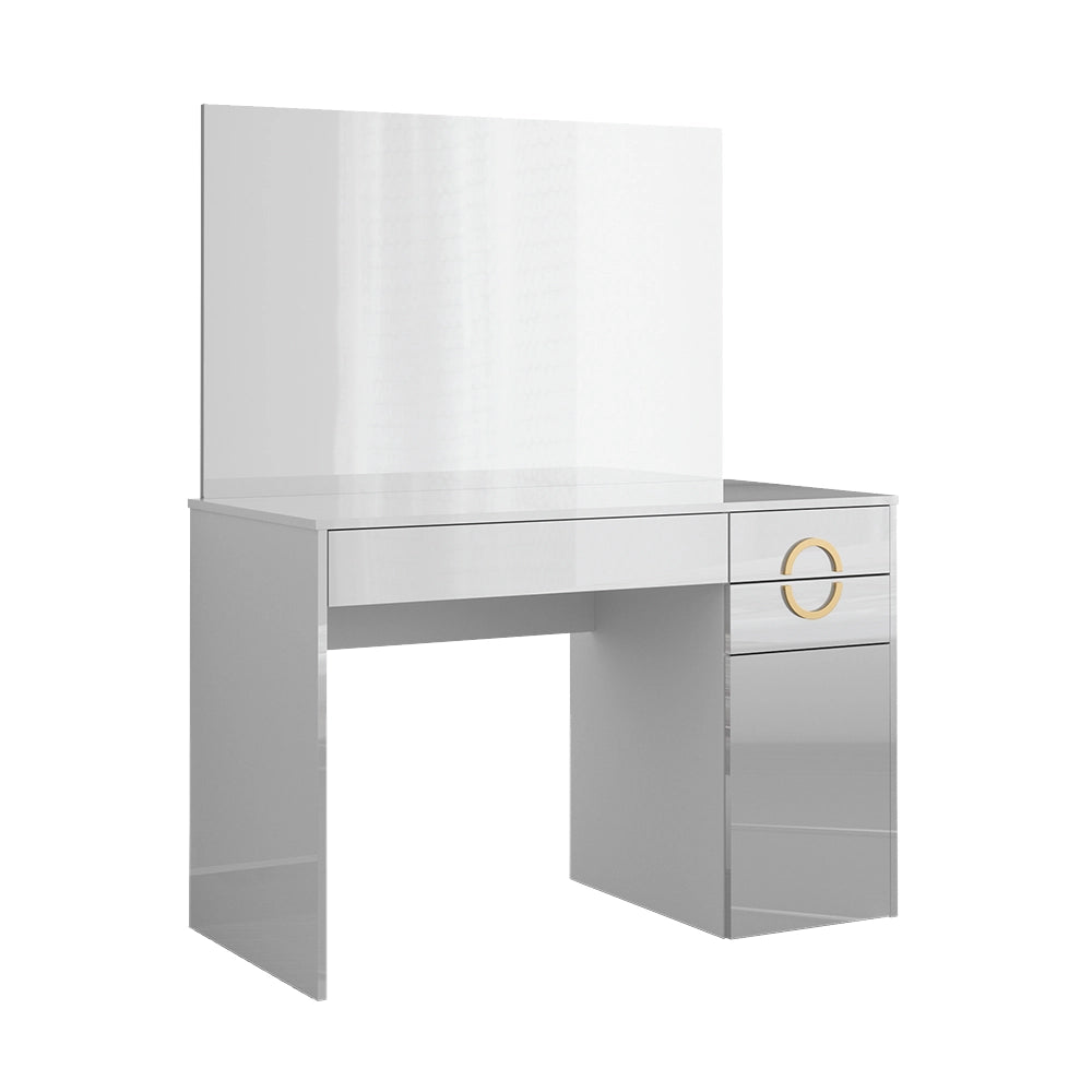 Vicco Tavolo da toeletta Bianco 115 cm con specchio
