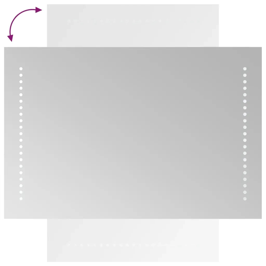 Specchio da Bagno con Luci LED 40x60 cm 3154046