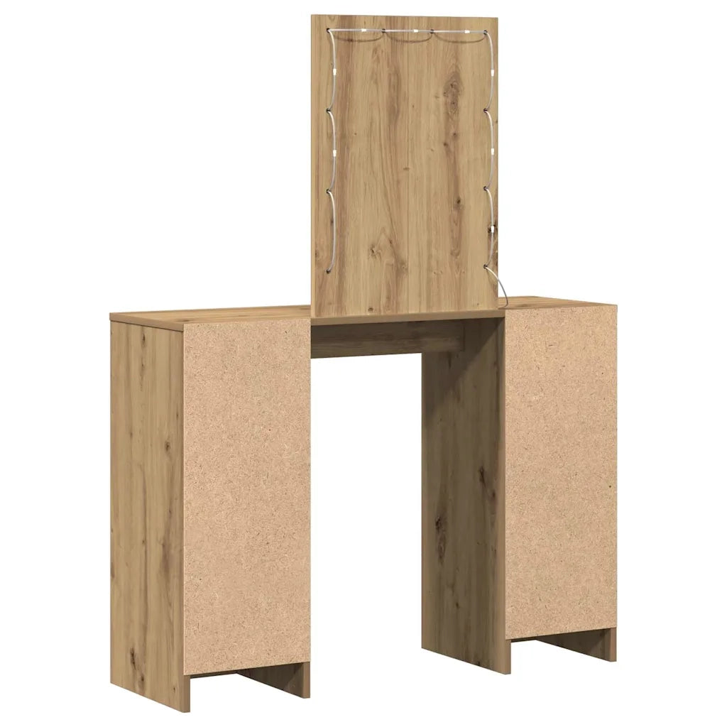 Toeletta | Tavolo da Trucco Marrone 102 x 33 x 135 cm Legno multistrato