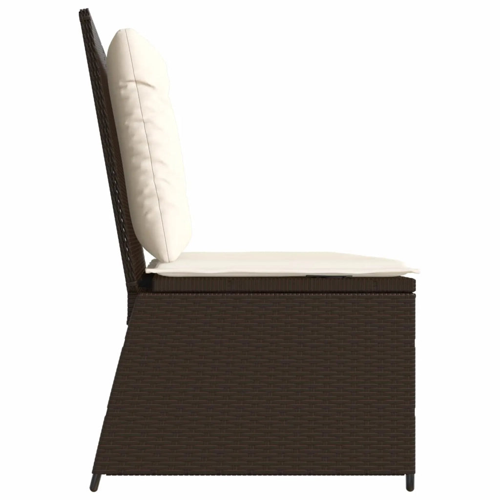 Panchina da Giardino | Panca da Giardino Marrone polyrattan