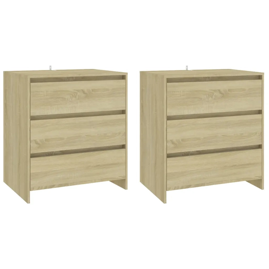 Credenze 3 pz Rovere Sonoma in Legno Multistrato 3098067