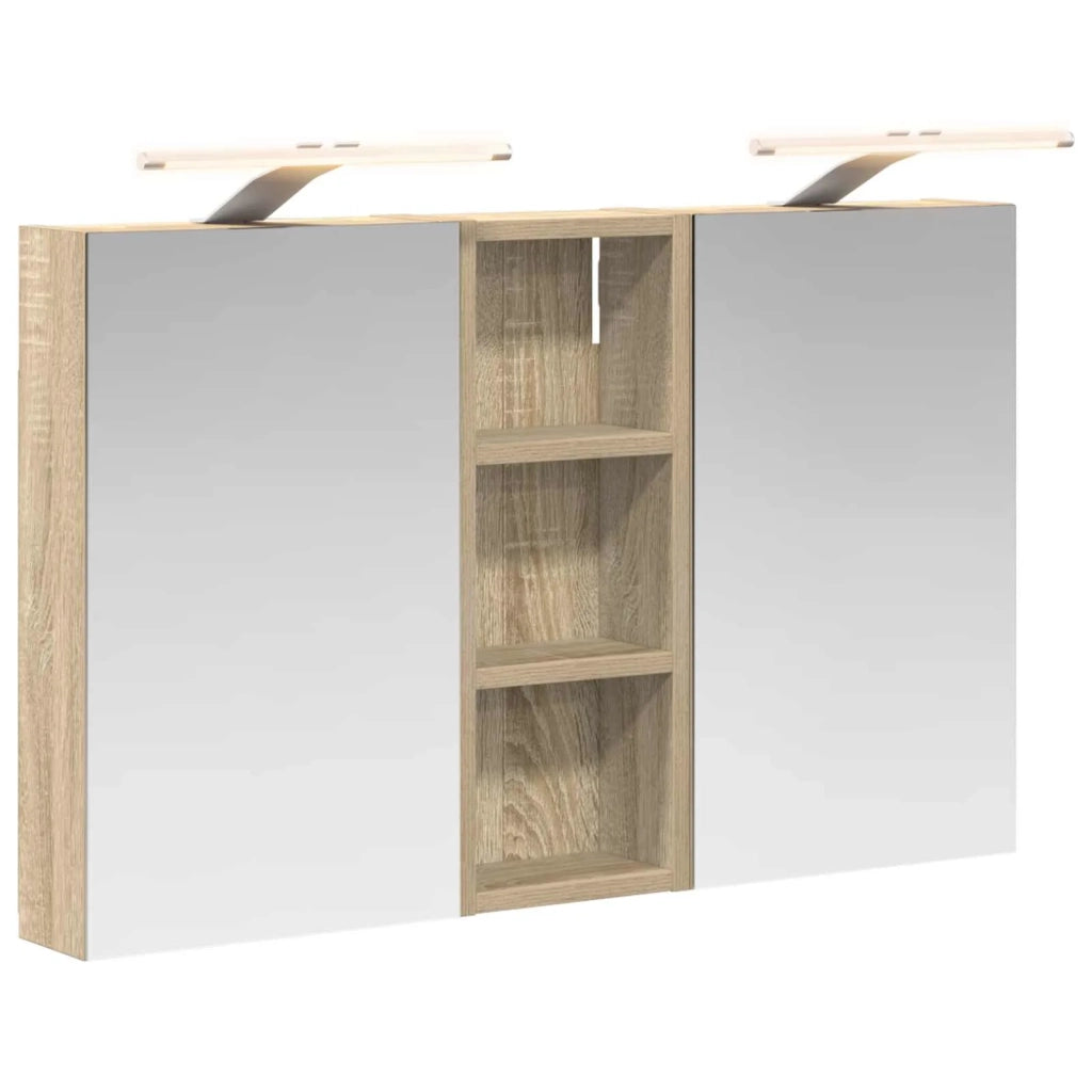 Set di Armadi da Bagno con lo scaffale 3 pcs 80 x 10,5 x 50 cm 3403658