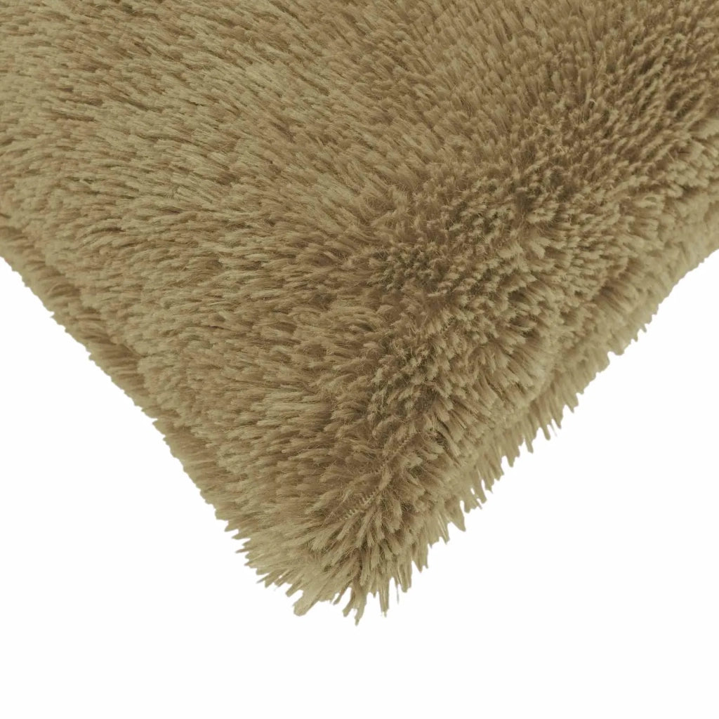 Cuscino con cuscino HEERLEN 2 pz Grigio Chiaro Fleece PV 926314