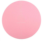 Matte da forno in silicone resistente al calore - 30 x 30 cm - Rosa - Duraturo e sicuro - Mat di impasto