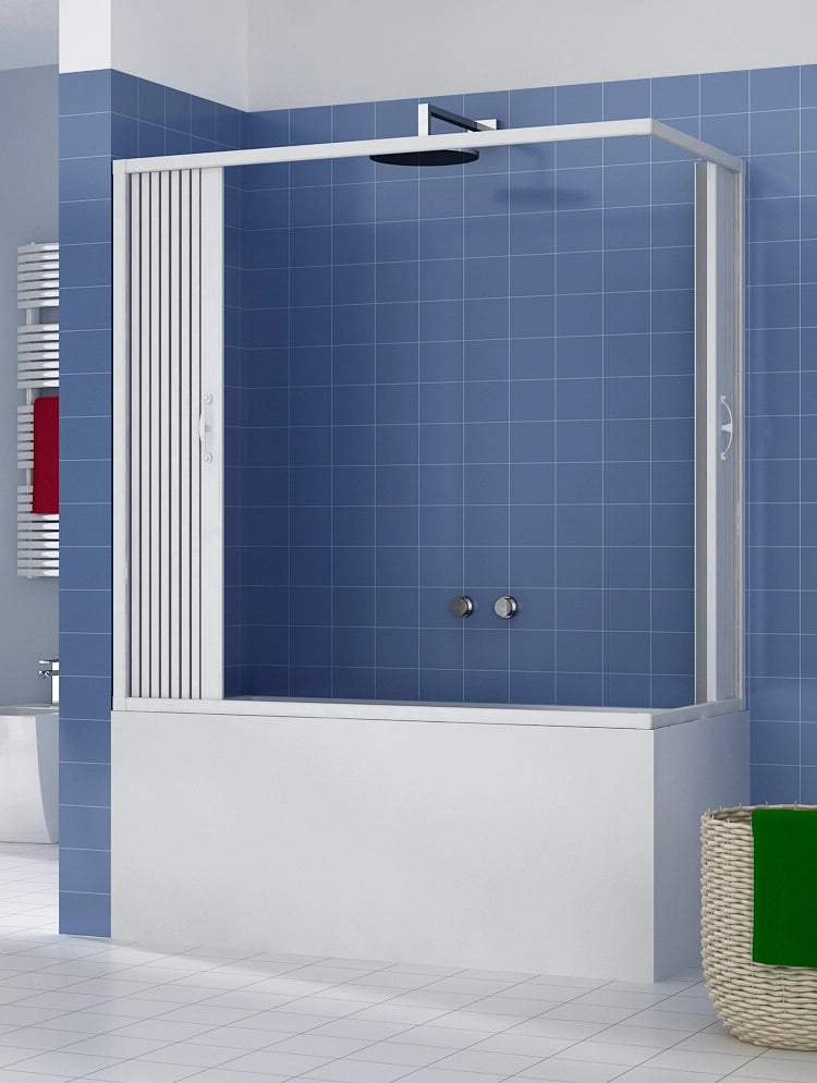 Box vasca Libertè 70xH150 cm due ante con  apertura angolare