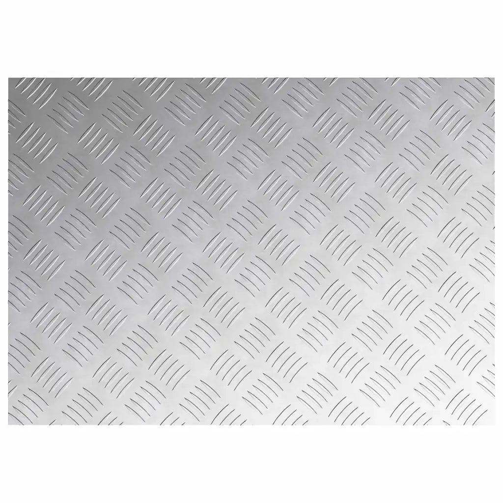 Gradini per Scale 2 pz | Tappetini per scale autoadesivi Argento 70 x 50 cm Alluminio