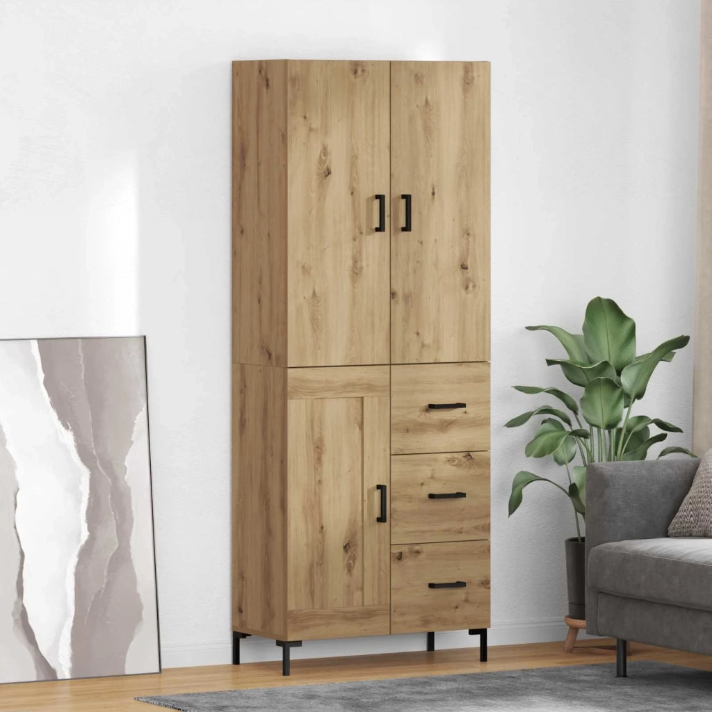 Credenza con cassetto Rovere artigianale 69,5 x 34 x 180 cm 3415911